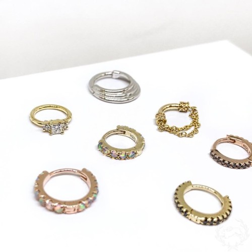 SIX16 || D E L I C A T E  Stocking up with more gold clicker rings. How will you adorn your piercing