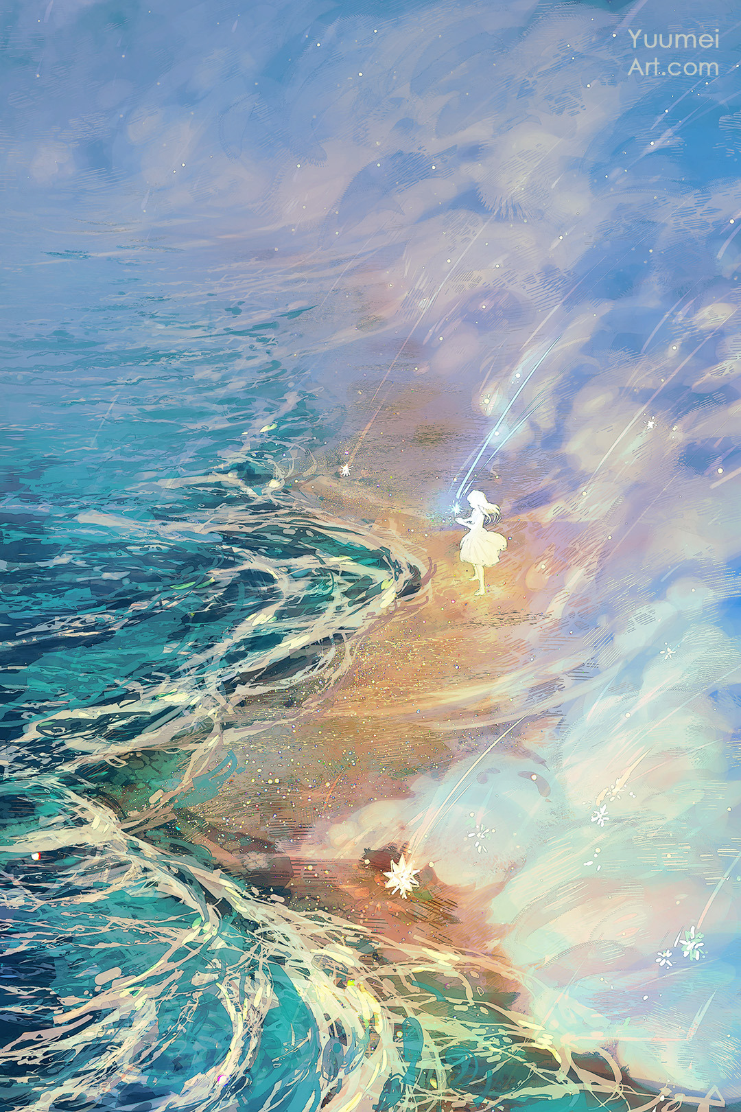 yuumei-art:
“ Between the Stars and the Sea
”