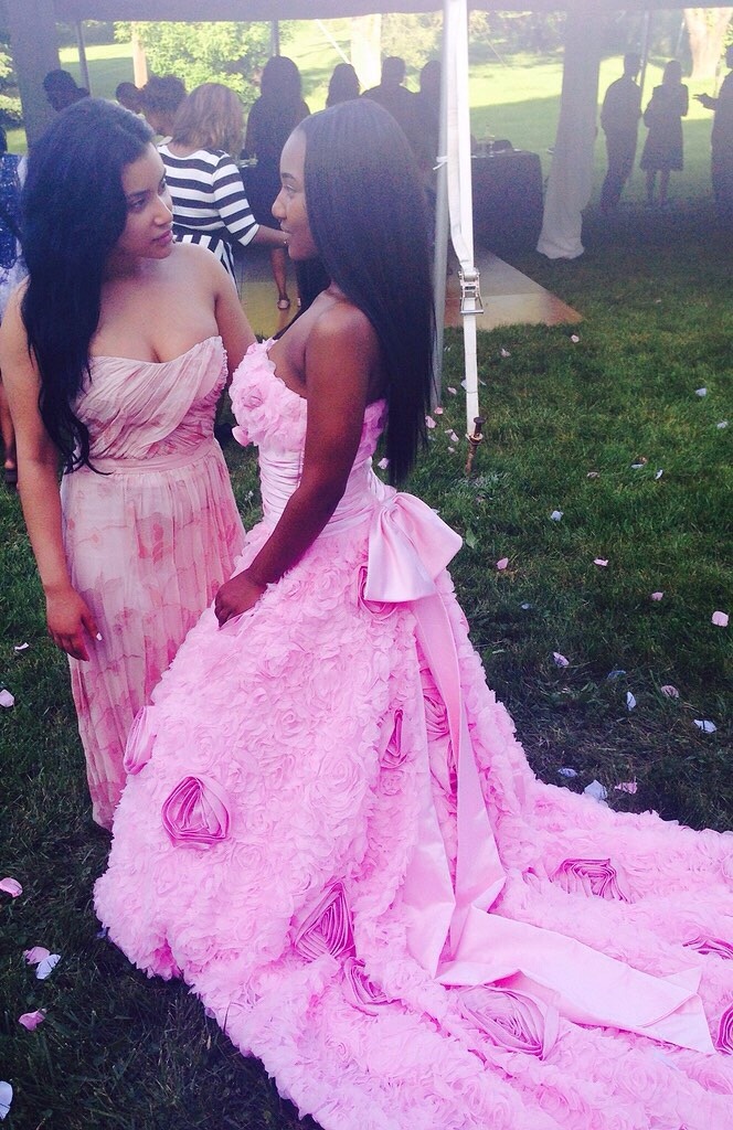 vibewithaecha:  I attended a pretty pink wedding on Saturday..and everyone thought