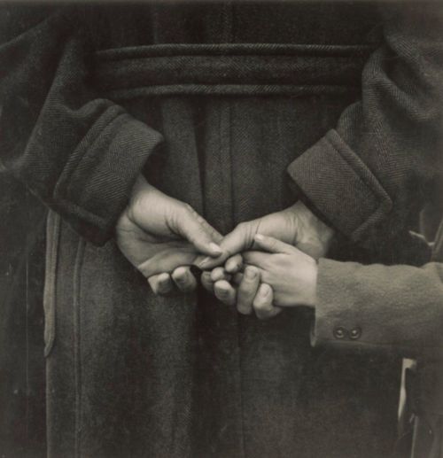 robert-hadley:  Dorothea Lange in Ireland - Father and Son at a Hurling Match, Ireland, 1954.