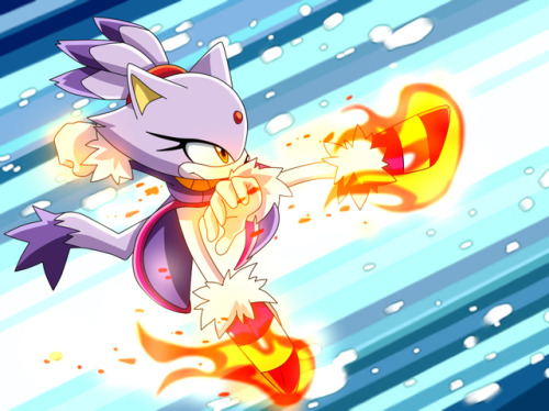 y-firestar:  Some fake screenshots  This time I took as a basis the Sonic Rush. This game is amazing, so to do the screenshots was very exciting^^!!! Besides, I always wanted to see Blaze in Sonic X. I tried to make some details in the style of Sonic