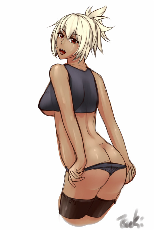 tsukiada:  black~~~~&lt;3 
