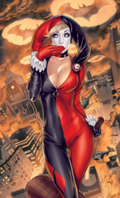 geekcomics:   Harley Quinn by Elias Chatzoudis 
