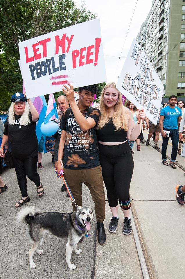 allthecanadianpolitics: Toronto’s Trans March; June 25th, 2017. See the rest of