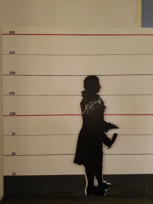 The approximate height of Wolfgang Amadé Mozart, given in centimeters. 150cm converts to 59 i