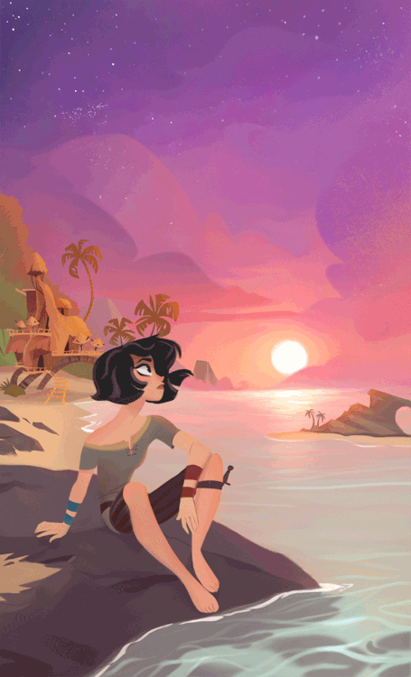 cat-kenobi:With the wind in her hair. I’m not an expert at animation but I gave it my bes