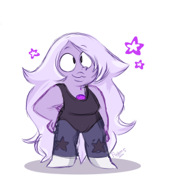 geezlaweasel:  A doodle of Amethyst’s new