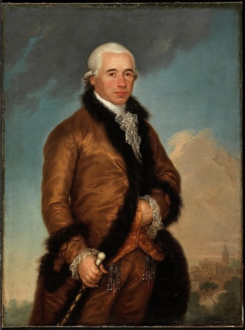 Portrait o a man by Francisco Bayeu, 1785-90.