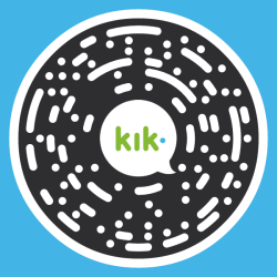 I put my just new kik code here. Just in case&hellip;^^ I cannot confirm I will be able to available everytime.