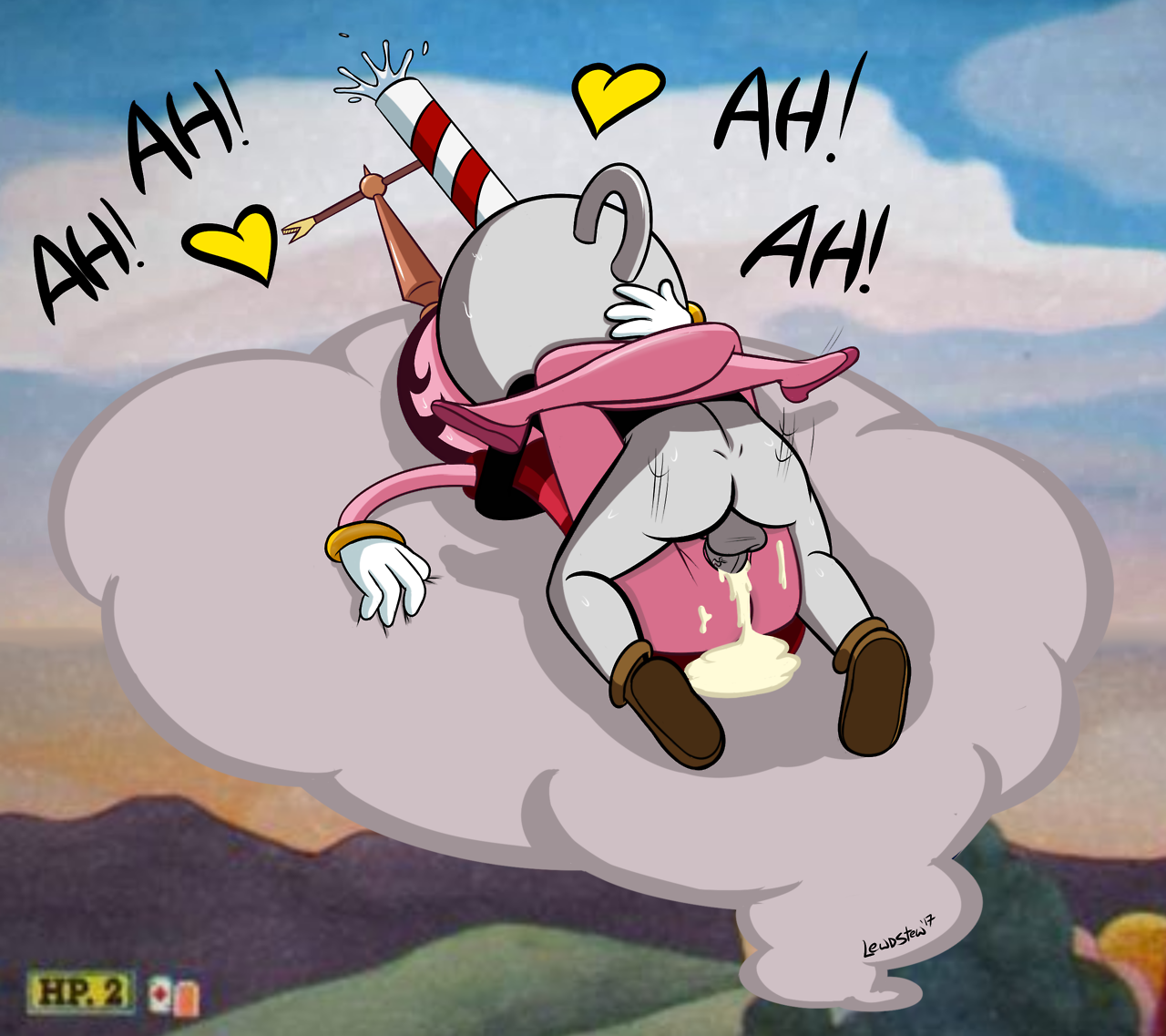 lewdstew:  Cuphead and Hilda Berg in “VANILLA MILKSHAKE”  A great slam and then