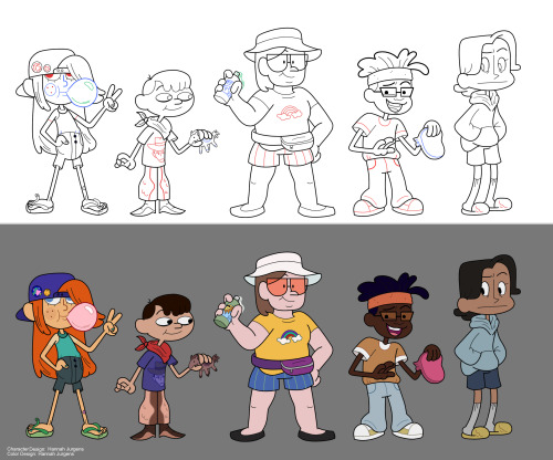 some character/color design stuff i did the past couple weeks!!