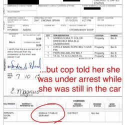 breenewsome:  There are inconsistencies in #SandraBland arresting documents. #WhatHappenedToSandraBland?