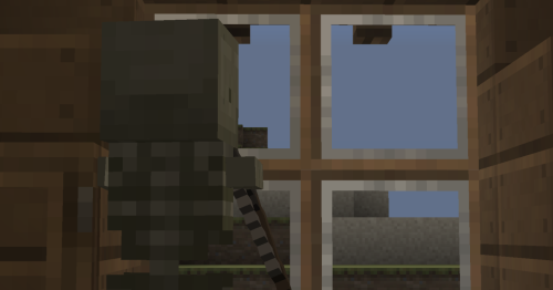 the-minecraft-funnies:  When will my husband come back from the skeleton war… 