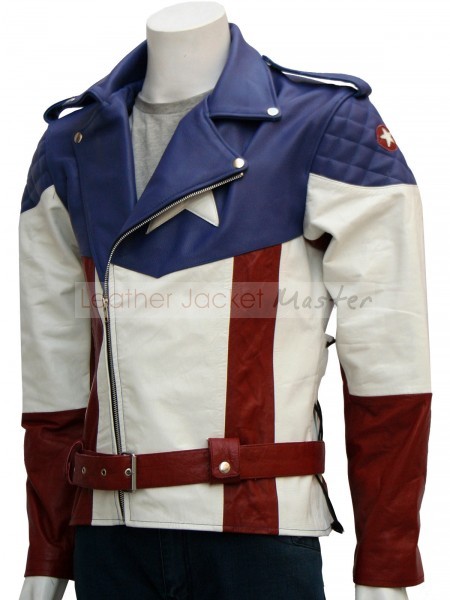 asgardian-poledance:  superherodesign:  superchooch:  Captain America Leather Jacket