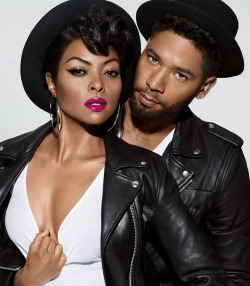 celebsofcolor:  Taraji P. Henson and Jussie Smollett for MAC Cosmetics