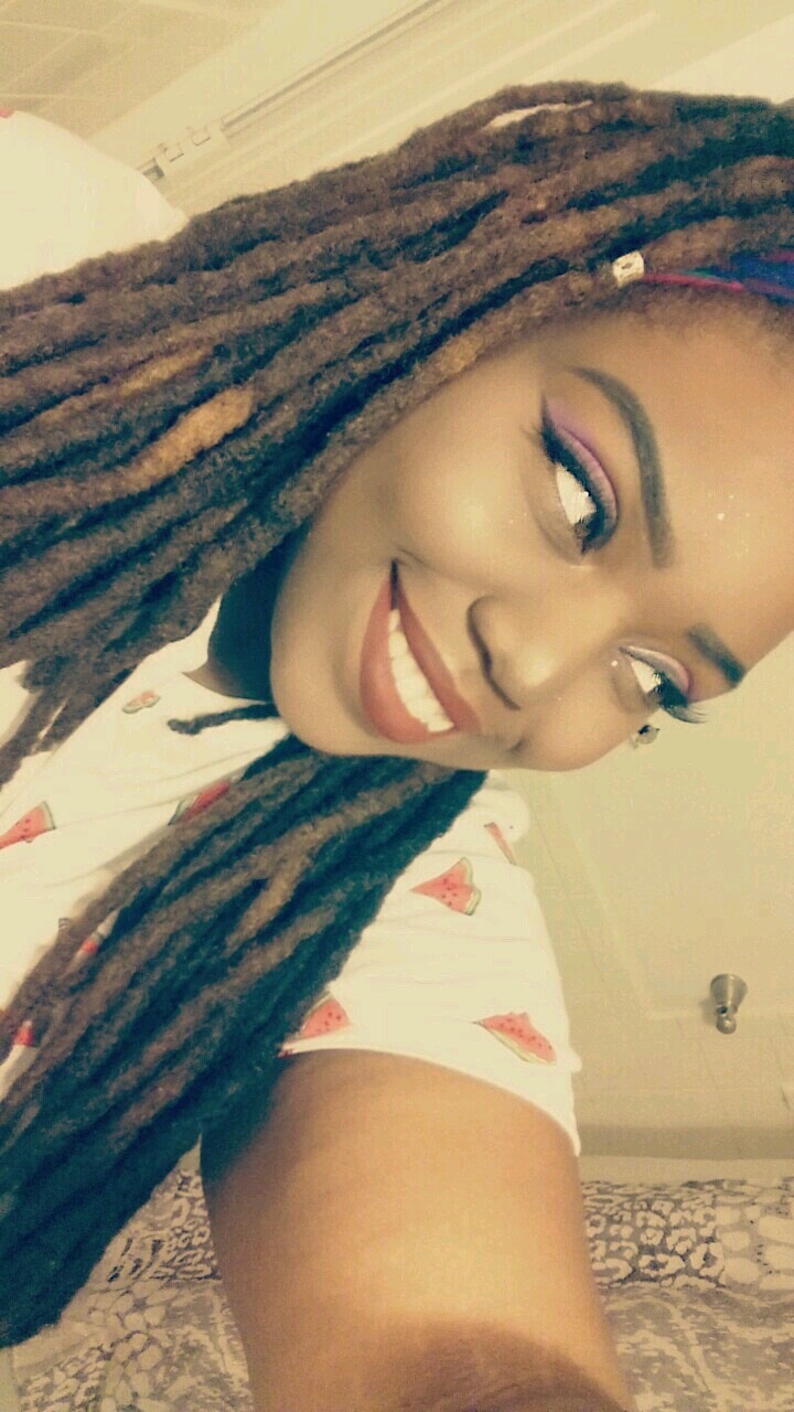 jaydee1202:  karayray1:  Forehead fa daaaaays lol… nahh but fr… i loved my makeup