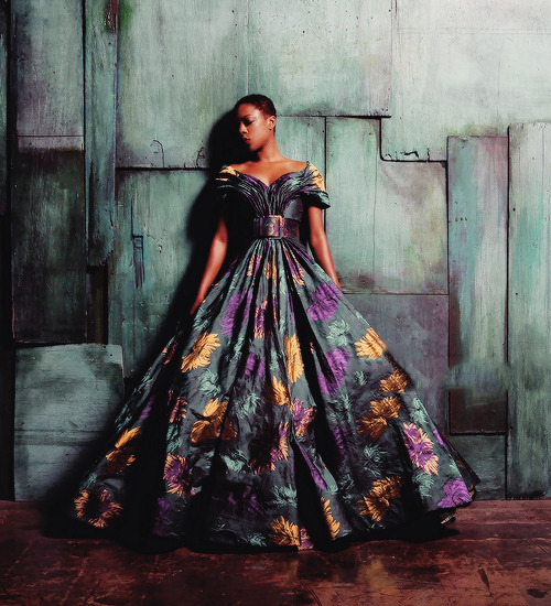 blondiepoison:  Samira Wiley by Brad Walsh for Christian Siriano’s Fall 2015 Campaign 