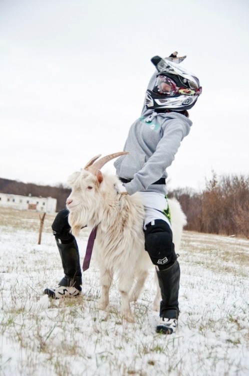 planetbmx:  I can’t remember where I found these pictures? This girl has a great sense of humor!
