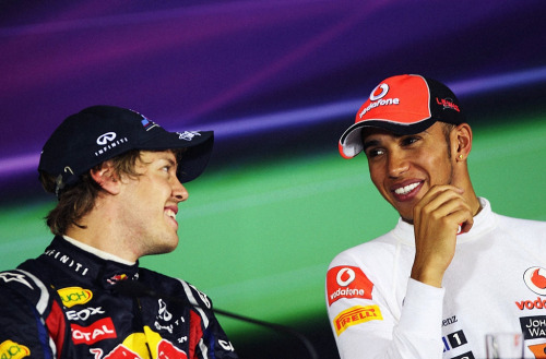 vettelewis: Lewis Hamilton &amp; Sebastian Vettel x Press Conferences