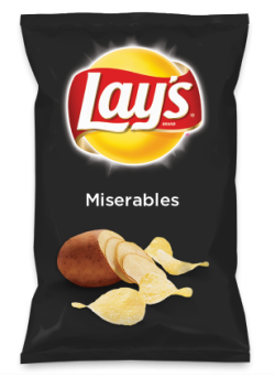 thatfunnyblog:  LAYS MISERABLES