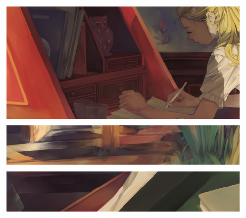 Preview of my piece for @ghiblizine​ vol.II !  ♡ You can preorder it here : ghiblizine.bigca