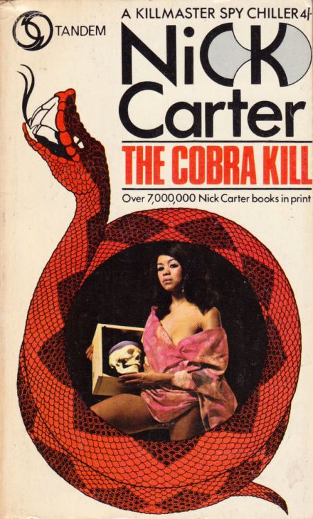 Nick Carter: The Cobra Kill (Tandem, 1969).From Ebay.