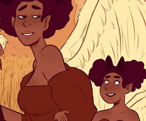 endlessart-ery: Here’s a preview of my submission for the Black Magic Zine! 