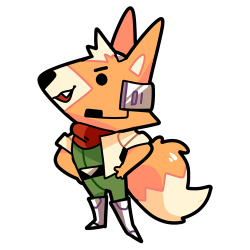 jesterdraws:  stickerfox 64!