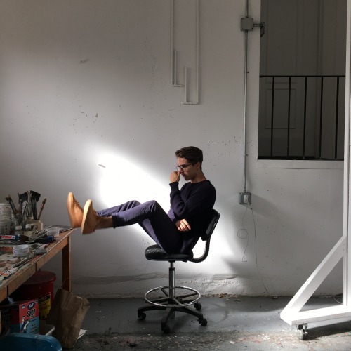 harrisonglazier: hangin in emma’s studio, u knoww