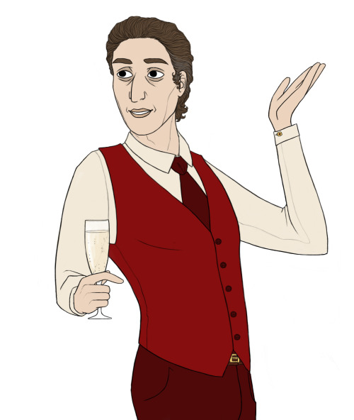 things-chelidon-draws:Some fanservice Petronius in a waistcoat, as promised. Both dead and alive col