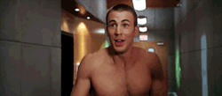 manpics:  The many movies Chris Evans, funny how he always gets his kit off in most of his films ;)  Not complaining though…