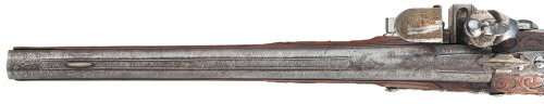 Engraved and silver mounted Polish flintlock pistol signed “H. WINCK”, late 17th, early 