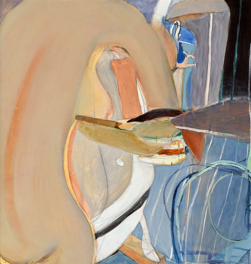 alaspoorwallace: Brett Whiteley (Australian, 1939-1992), Bathroom and Figure, 1963. Oil and tempera on composition board, 96.5 x 92 cm