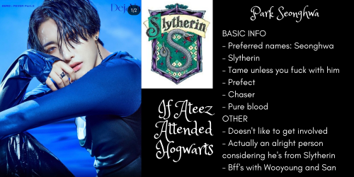 If ATEEZ Attended Hogwarts
