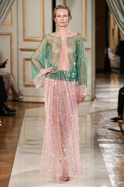 Armani Privé by Giorgio Armani, Fall 2021 Couture Credits:Giulia Massullo - Casting DirectorPiergior