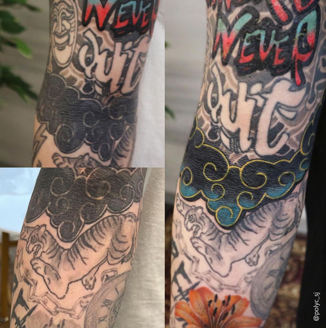 never give up in Tattoos  Search in 13M Tattoos Now  Tattoodo