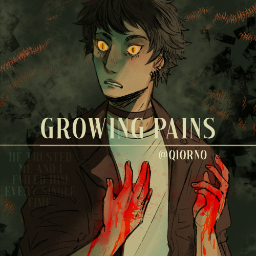 the main characters of my senior thesis-  a graphic novel called “GROWING PAINS” that’s about gender
