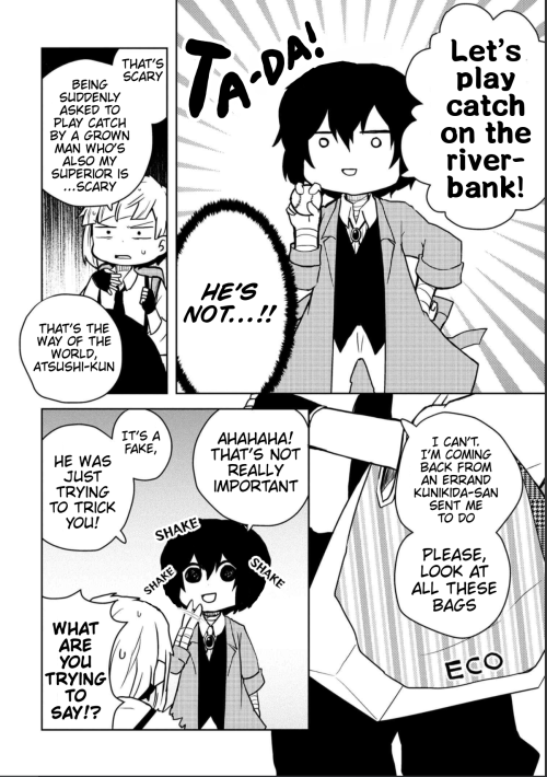 awkwardbsd: Bungou Stray Dogs Wan! Chapter 120 Translation: @ce-laCleaning and Typesetting: MeThis h