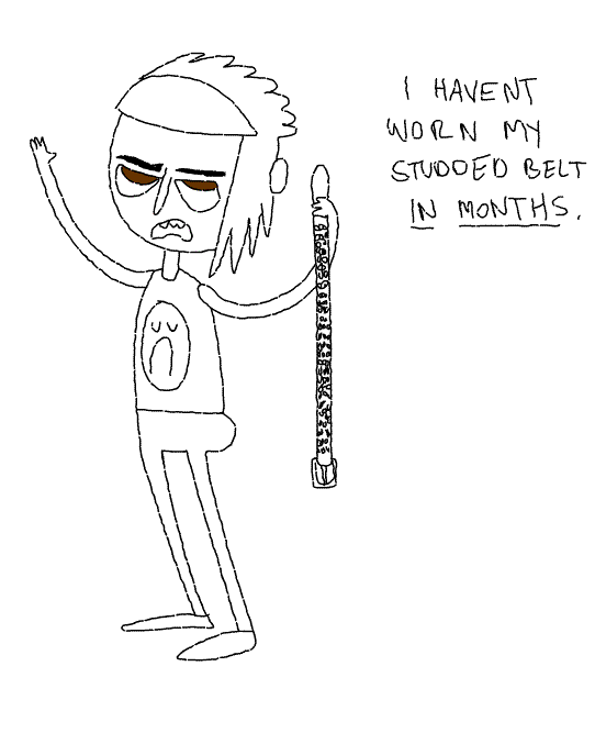 yelyahwilliams:  ghoulygirlmcmahon:  Gif Comic #1: Studded Belt   never forsake
