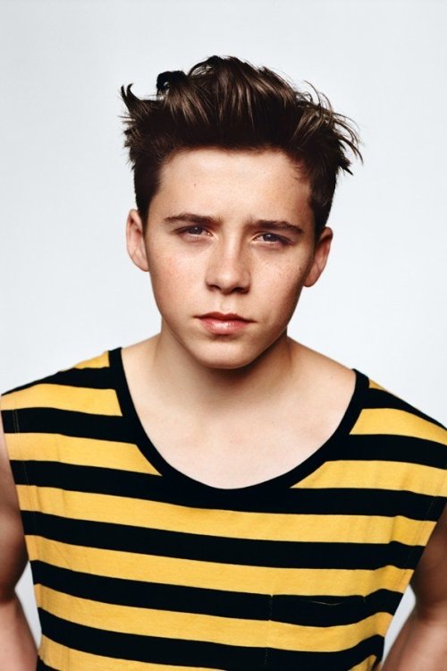 strangeforeignbeauty:Brooklyn Beckham by Alasdair McLellan