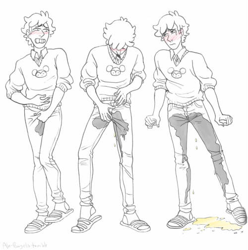 ah-bagels:  Michael having an accident :^0 did a small study for fun using pose references! 