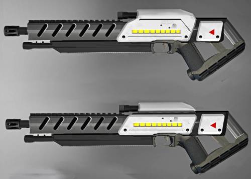 Sci-fi week . Some gun designs banking off of some designs from previous post. #art of tumblr #art #