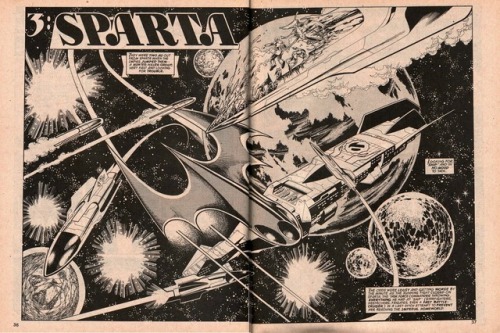 vintagegeekculture:Holy smokes, the splash pages and two-page spreads by John Byrne and Terry Austin