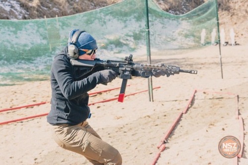 @arnzenarms Katelyn running her @jprifles 9mm PCC in a USPSA match earlier this year. The speed and 