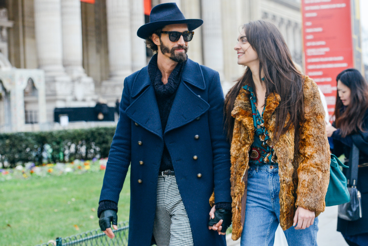 dutchafro:  Magda &amp; boyfriend by Tommy Ton