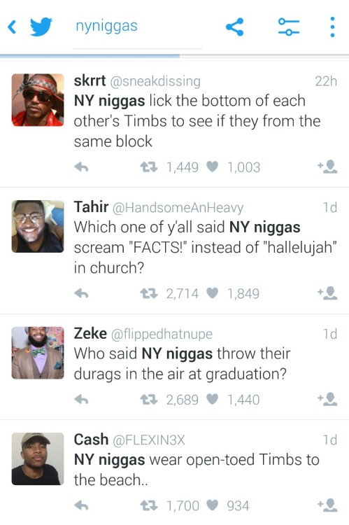 531shadesofselfless:  jasonledger:  theycallherkrystle:  itscruellabitch:  yatahisofficiallyridiculous:  xanderthesalamanderx:  So Black Twitter roasted the HELL out of New York last night and I am screaming and crying because my brother is from New York