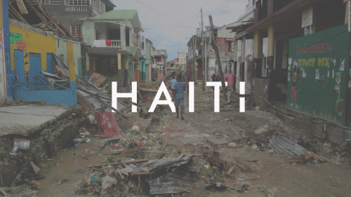 worshipgifs:  The magnitude of the devastation that the Hurricane Matthew left in Haiti became clear on Saturday, three days after the storm that struck the south of the country leaving more than 900 dead. About one million people need urgent help. 