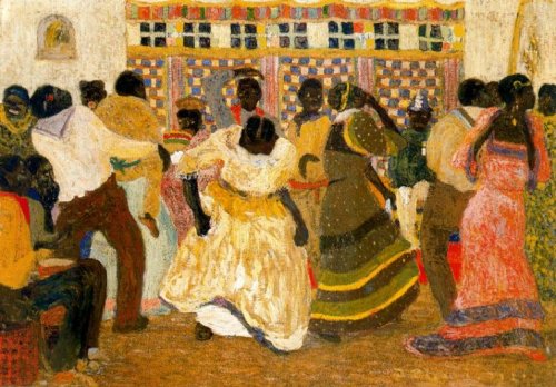 adeshua:Pedro Figari, Candombe, 1921 Solange, 2014 