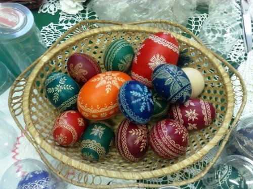 lamus-dworski:Old patterns on traditional pisanki (decorated Easter eggs) from the region of Opoczno