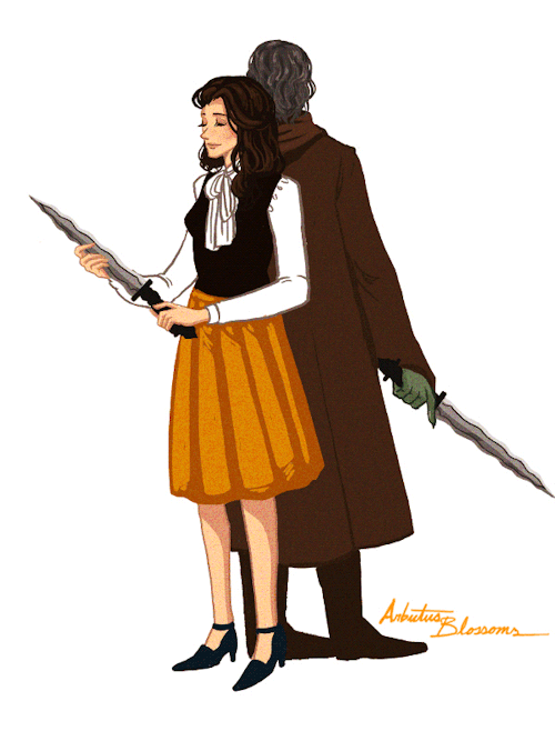 arbutus-blossoms: Tale As Old As Time  I really wanted to draw some Rumbelle. I really love them so 